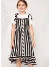 Black Colour Fancy Wear Poli Rayon Digtal Printed Stylish Girls One Piece Kids Wear Collection Brightline-5